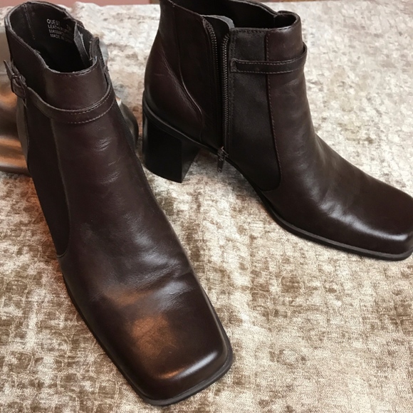 NICOLE 🤎Women's Ankle Boots Chunky Heel - Picture 4 of 7